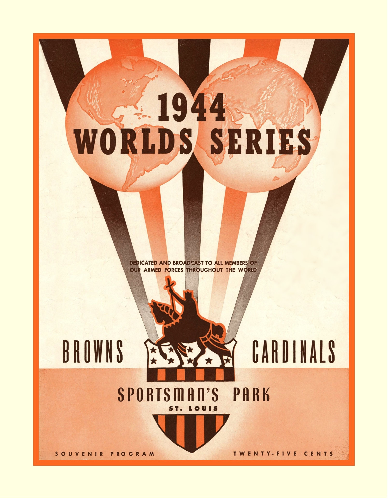 Details about   home wall decor 1943 baseball Yankees vs Cardinals World Series Program tin sign 