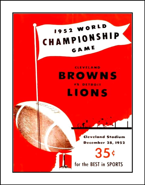 1952 cleveland browns