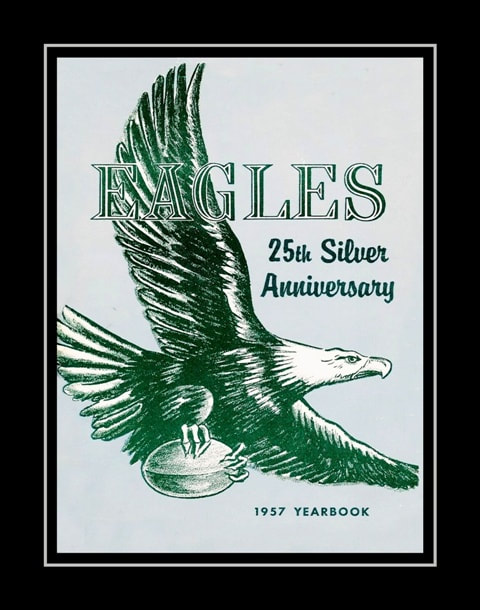 Vintage 1957 Philadelphia Eagle Anniversary Poster, Unique