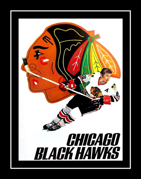 The Art of Hockey: Chicago Blackhawks: A Red Retro