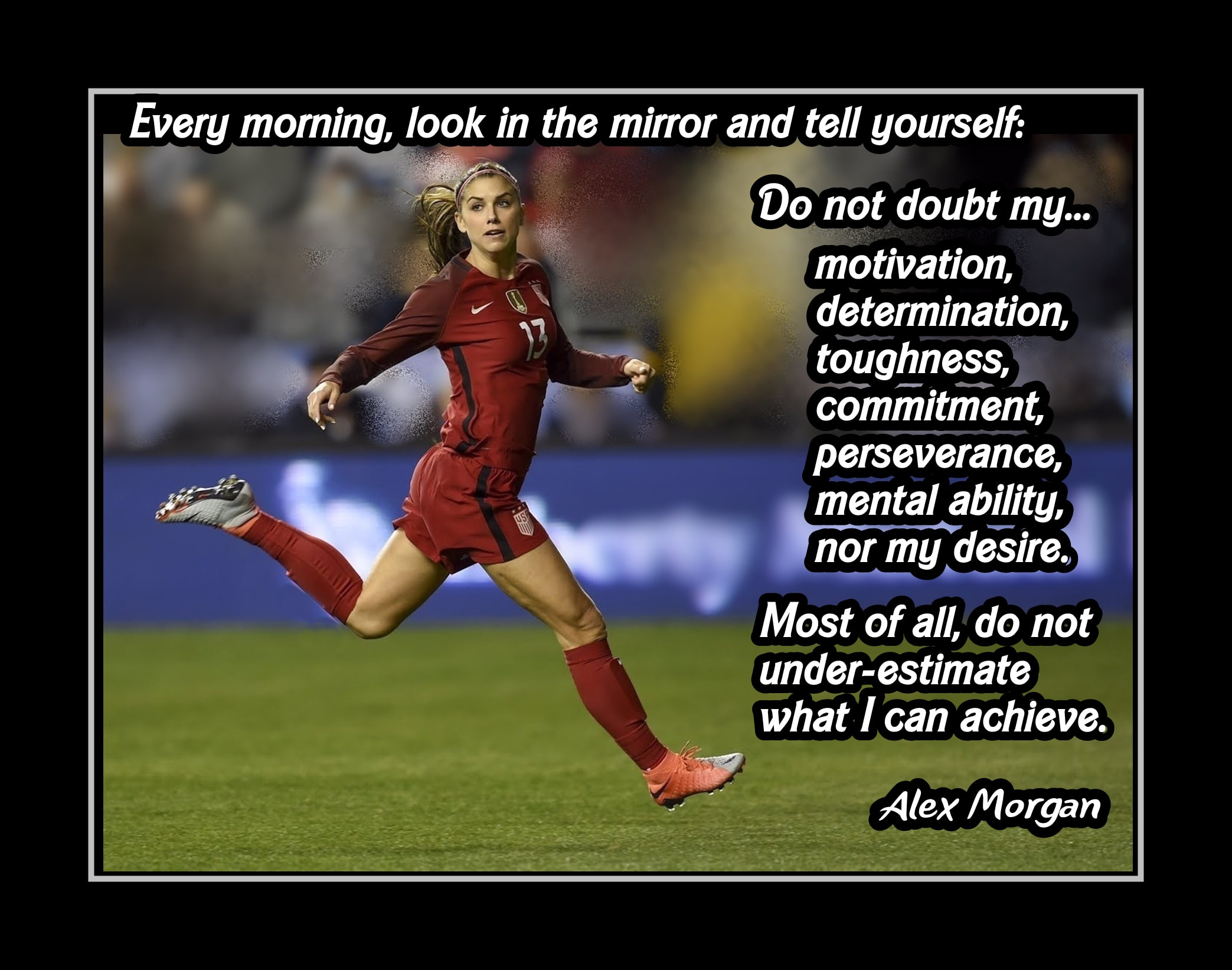 30 Inspirational Female Soccer Quotes Swan Quote