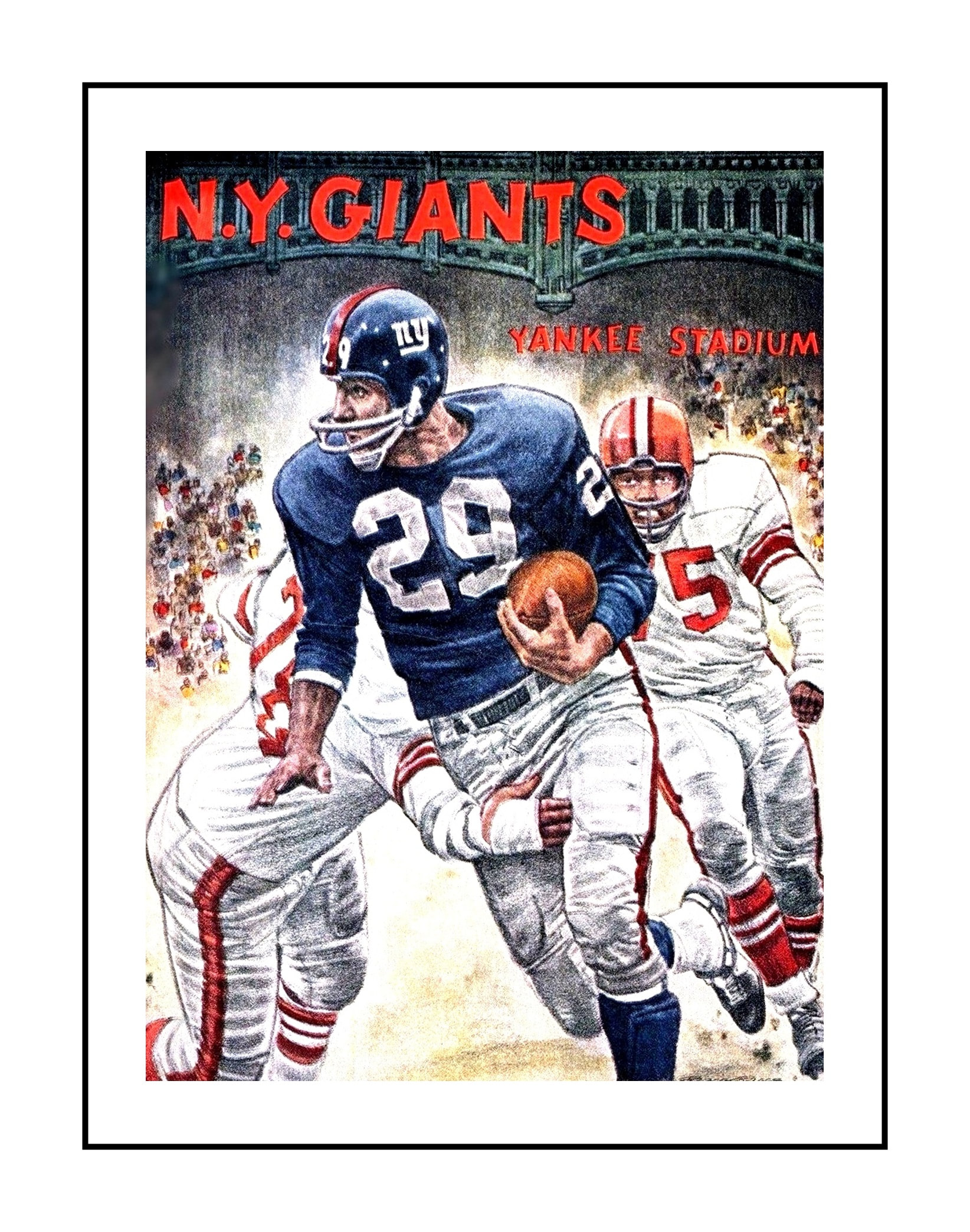 New York Giants poster wall art decor art American Football Poster
