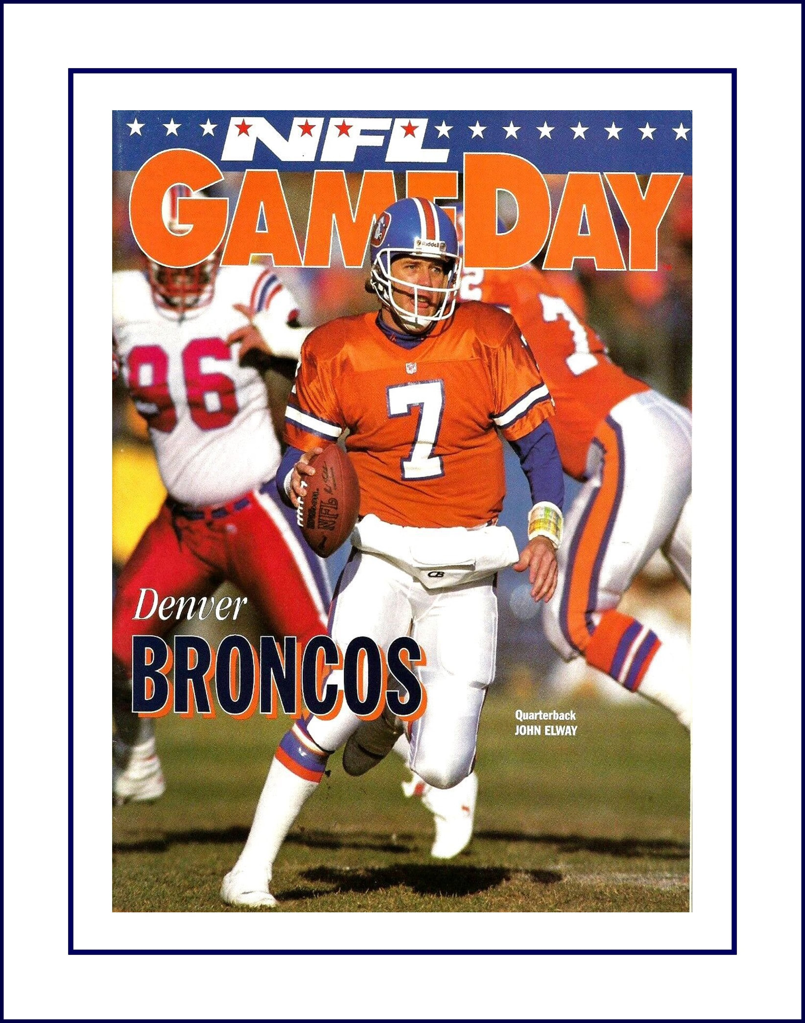 John Elway Broncos Football Be Original Coors Poster 